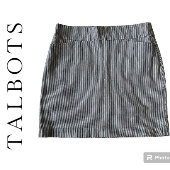 Talbots Striped Mini Skirt - Picture 2 of 7